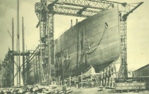 NA 1906 under construction at Harland and Wolff web