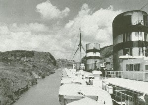 Nieuw Amsterdam 1938 First Panama Canal Cruise