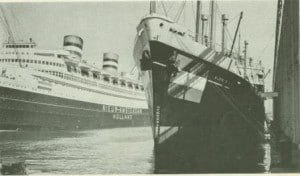 Nieuw Amsterdam 1938 New York spring 1940 together with sloterdyk