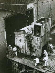 Nieuw Amsterdam pushing in new boiler