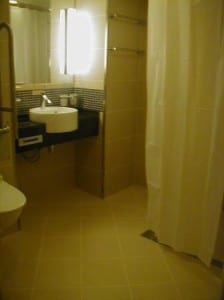 handicapped bathroom cabin