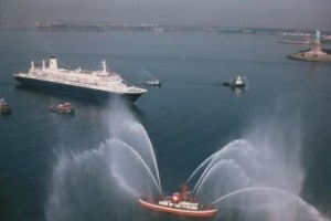 Nieuw Amsterdam 1983 maiden arrival New York