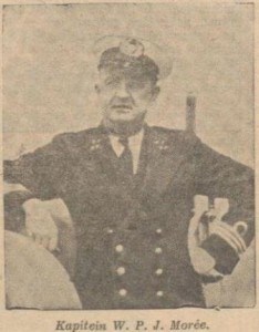 Captain Moree from a photo in a dutch newspaper, still in Chief Officer Uniform