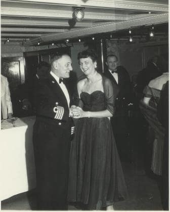 Captains Reception during the voyage