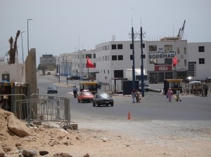 The entrance to Agadir Port