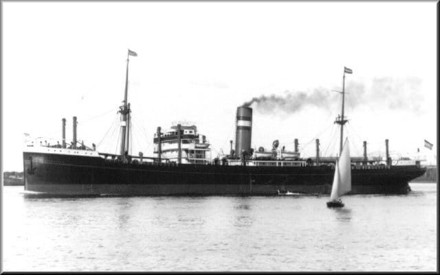 ss Burgerdijk. One of the 10 B class ships built between 1920 and 1923.