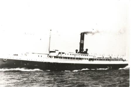 The ss Madison in approx. 1926 after she returned to her original owner.