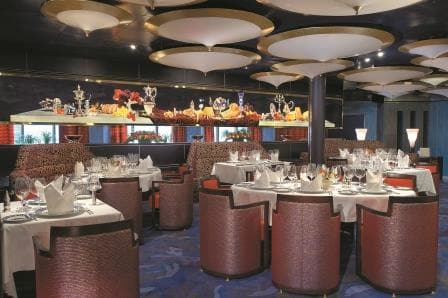 The Pinnacle Grill on board the ms Westerdam. Stock photo Holland america Line 