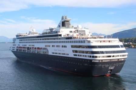 The ms Ryndam first Holland America Line ship for Captain Carsjens.