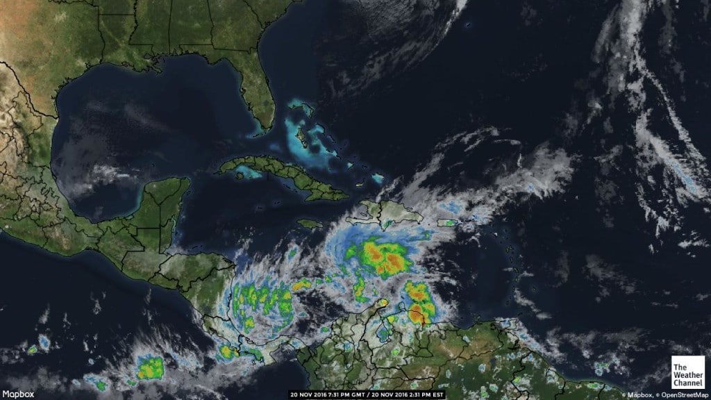 Otto is starting to look more like a Tropical Storm which deserves a name.