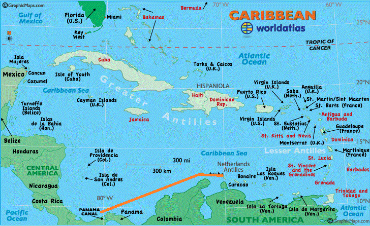 Blog Carib Map 12 Nov 